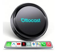 OTTOCAST P3 Pro AI Box, Adaptateur CarPlay sans Fil & Android Auto, 8+128Go | 3-en-1 OttoAibox avec Android 13, Sortie HDMI, Téléchargement d'appli, Écran partagé, support Nano-SIM, Cloud SIM et MicroSD