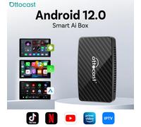Ottocast Play2video Pro Ai Box adaptateur CarPlay Android Auto sans fil intégré Youtube Netflix pour voiture avec Carplay filaire mini adapter