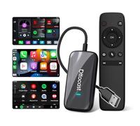 OTTOCAST Play2Video Ultra avec télécommande, 2026 Adaptateur sans Fil CarPlay & Android Auto avec Netflix/Youtube/IPTV/Prime Video intégrés, Android 12.0 AI boîtier pour Voitures avec CarPlay Filaire