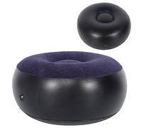 Ottoman Gonflable, Chaise de Camping Portable en Plein air, canapé Gonflable, Tabouret floqué, Repose-Pieds Flexibles et poufs pour Patio, Appartement, Maison, Bureau, Voyage