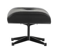 Ottoman/ repose pied Eames Lounge shell black lacquered ash