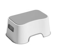 Ottoman Tabouret De Pied Repose-Pieds Multifonctionnel, Tabouret-Marche Peu Encombrant for Toilettes DéCoration Maison(Gray)