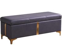 Ottomane de rangement pliable pour la maison - Siège multifonction ignifuge avec grande capacité de poids, idéal pour le salon, la chambre à coucher et l'organisation de l'entrée