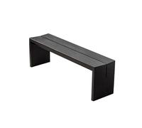 Ottomans Banc en Bois Massif Couleur Cerisier, Noyer for La Maison, Noir(A)