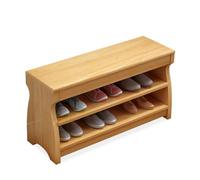 Ottomans Tabouret à Langer en Bois Simple Porte de Maison Moderne Peut être renversé Tabouret Chaussure Stockage Type Assis Portant Un(B,M 80cm)