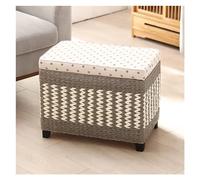 Ottomans Tabouret de Rangement Tabouret Foyer Changement Chaussures Portant des tabourets en Bois Maison Peut s'asseoir Personnes boîte tri(C,L 70cm)