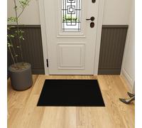Ottomanson Tapis décoratif/paillasson collection Ottohome uni dos en caoutchouc 67 cm x 90 cm noir