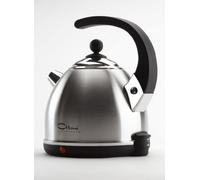 Ottoni Fabbrica Bouilloire Électrique en Acier Inoxydable, Fabriquée en Italie 1,7 L 2400W, Arrêt Automatique, Sans BPA, Filtre Anti-Calcaire Amovible, Base 360° Alice Satinato Satiné