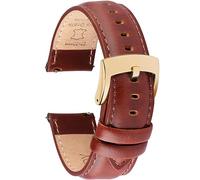 OTTOODY Correa de Reloj de Cuero de Liberación Rápida 18mm 19mm 20mm 21mm 22mm, Elegantes Correas de Reloj de Cuero de Grano Superior Correa de Reloj de Repuesto para Hombre Mujer, Reloj y Smartwatch