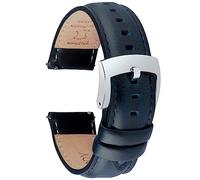 OTTOODY Correa de Reloj de Cuero de Liberación Rápida 18mm 19mm 20mm 21mm 22mm, Elegantes Correas de Reloj de Cuero de Grano Superior Correa de Reloj de Repuesto para Hombre Mujer, Reloj y Smartwatch