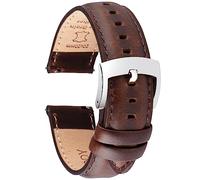 OTTOODY Correa de Reloj de Cuero de Liberación Rápida 18mm 19mm 20mm 21mm 22mm, Elegantes Correas de Reloj de Cuero de Grano Superior Correa de Reloj de Repuesto para Hombre Mujer, Reloj y Smartwatch