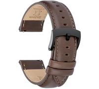 OTTOODY Correa de Reloj de Cuero de Liberación Rápida 18mm 19mm 20mm 21mm 22mm, Elegantes Correas de Reloj de Cuero de Grano Superior Correa de Reloj de Repuesto para Hombre Mujer, Reloj y Smartwatch