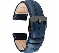 OTTOODY Correa de Reloj de Cuero de Liberación Rápida 18mm 19mm 20mm 21mm 22mm, Elegantes Correas de Reloj de Cuero de Grano Superior Correa de Reloj de Repuesto para Hombre Mujer, Reloj y Smartwatch