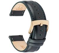 OTTOODY Correa de Reloj de Cuero de Liberación Rápida 18mm 19mm 20mm 21mm 22mm, Elegantes Correas de Reloj de Cuero de Grano Superior Correa de Reloj de Repuesto para Hombre Mujer, Reloj y Smartwatch