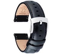 OTTOODY Correa de Reloj de Cuero de Liberación Rápida 18mm 19mm 20mm 21mm 22mm, Elegantes Correas de Reloj de Cuero de Grano Superior Correa de Reloj de Repuesto para Hombre Mujer, Reloj y Smartwatch