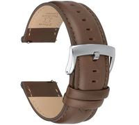 OTTOODY Correa de Reloj de Cuero de Liberación Rápida 18mm 19mm 20mm 21mm 22mm, Elegantes Correas de Reloj de Cuero de Grano Superior Correa de Reloj de Repuesto para Hombre Mujer, Reloj y Smartwatch