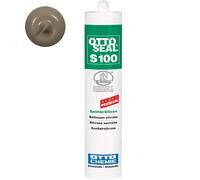 Ottoseal Premium Sanitaire Silicone S 100 Couleur C 18 Gris Sanitaire 300ml