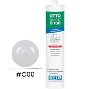 OTTOSEAL® S 100 Silicone sanitaire 300 ml - transparent - résistant aux moisissures & aux UV
