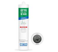 OTTOSEAL S 100 - Silicone sanitaire de qualité supérieure - Cartouche de 300 ml - C02 - Gris