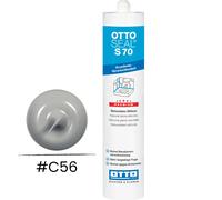 OTTOSEAL® S 70 Silicone 310 ml - gris béton - pour marbre & pierre naturelle, structuré