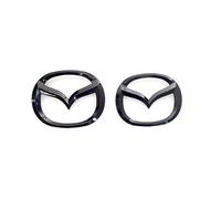 OTTSAN Auto Emblème Logo pour Mazda CX-3 2018-2023, Voiture Insigne Autocollant Avant Grille Capot Arrière Tronc Emblème Voiture Extérieurs Modification Accessoires,Front+Rear-B