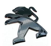 OTTSAN Auto Emblème Logo pour Peugeot 508 2010-2014, Voiture Insigne Autocollant Avant Grille Capot Arrière Tronc Emblème Voiture Extérieurs Modification Accessoires,Rear-A