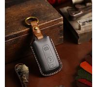 OTTSAN Coque de Clé de Voiture pour Toyota C-HR 2020-2023, Étui à Clés Cuir Housse de Protection Voiture Coque pour Télécommande Voiture Accessoires,A-1