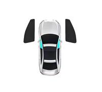 OTTSAN Pare-Soleil Voiture pour Peugeot 2008 2019-2023, Chaussette Voiture Soleil Protection UV Protection Solaire Rideaux D'intimité Rideau Occultant Accessoires Auto,Front 2pcs