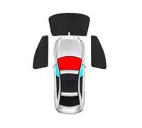 OTTSAN Pare-Soleil Voiture pour Peugeot 2008 2019-2023, Chaussette Voiture Soleil Protection UV Protection Solaire Rideaux D'intimité Rideau Occultant Accessoires Auto,Front+Front Side