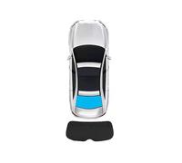OTTSAN Pare-Soleil Voiture pour Peugeot 5008 2020-2024, Chaussette Voiture Soleil Protection UV Protection Solaire Rideaux D'intimité Rideau Occultant Accessoires Auto,Rear Block 1pc
