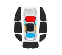 OTTSAN Pare-Soleil Voiture pour Peugeot 5008 2020-2024, Chaussette Voiture Soleil Protection UV Protection Solaire Rideaux D'intimité Rideau Occultant Accessoires Auto,Rear+Side
