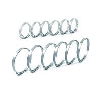 OTUAYAUTO Collier Soufflet Cardan Ajustable - 12 Colliers de Fixation pour Soufflet de Cardan - 6 pcs grand et 6 pcs petit Réglable pour tous les Véhicules