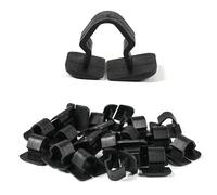 OTUAYAUTO Lot de 20 bouchons d'isolation de capot compatibles avec VW Golf IV - Passat 3B, Audi A2 A3 A4 A6, clips de fixation pour VW Polo 9N - Bora - Lupo - Golf III, Seat Arosa