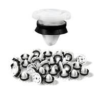 OTUAYAUTO Lot de 30 clips de fixation pour revêtement de portière - Compatibles avec Citroën C4, Peugeot 508, revêtement de porte - Rivets expansifs en nylon pour Renault Laguna Dacia Logan