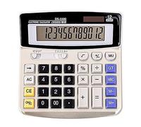Otueidnsy 1 Pièce -5500 Display Calculator 12 Digit Desk Office Adding Machine Accounting Calculators Solar and Battery Dual Power