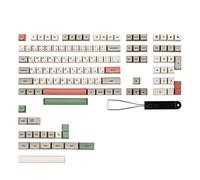 Otueidnsy 126 Touches/Ensemble 9009 Retro XDA Profile Keycap pour Clavier MéCanique DIY PBT Dye-SUB 61 60 Bakclit Keycaps, Japonais
