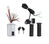 Otueidnsy 36V 1000W Scooter Électrique Brossé Contrôleur Moteur+Throttle Twist Grip Kit Remplacement Pièces de Rechange Accessoires pour Scooter Électrique Vélo E-Bike