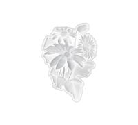 Otueidnsy Bricolage Tournesol Ornement Silicone Moule Cristal RéSine ÉPoxy Artisanat CouléE Moule à la Main Maison DéCorations Murales Artisanat