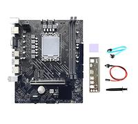 Otueidnsy Carte MèRe H610+Thermal Pad+Thermal Grease LGA1700 DDR4 Gigabit LAN pour G6900 G7400 I3 12100 I5 12500 12Th CPU