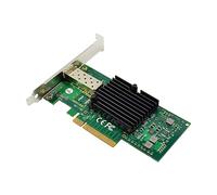 Otueidnsy Carte Réseau à Fibre Optique Serveur 1 Pièce Carte Réseau à Port Optique Unique 10G SFP+ Puce 82599EN PCIE X4