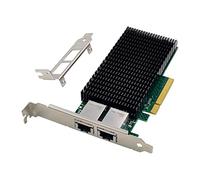 Otueidnsy Carte RéSeau Serveur X540-T2 10G Carte RéSeau X540 PCIE X8 Double Port Carte RéSeau Serveur RéSeau D'AgréGation RJ45 10G