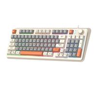 Otueidnsy Clavier de Clavier Filaire Clavier D'Ordinateur de Bureau Clavier Couleur