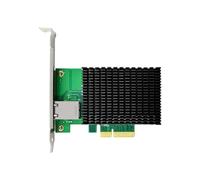 Otueidnsy PCI-E X4 10 Gigabit Serveur à Port Électrique Unique Serveur de Carte Réseau NIC AQC107 RJ45 Ethernet NIC pour PC Portable Installation Facile Facile à Utiliser