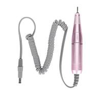 Otueidnsy Poignée de Perceuse à Ongles Électrique 35 000 /Min, Perceuse à Ongles, à Main, Machine de Broyage de Vernis, Pièces de Rechange de Perceuse de Manucure Rose