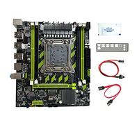 Otueidnsy X79G LGA2011 Carte Mère Pièces de Carte D'Ordinateur Câble SATA + Câble de Commutation + Déflecteur + Graisse Thermique 4XDDR3 Slot M.2 NVME PCI-E X16 6XUSB2.0 SATA3.0