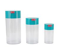 Otufan Bocaux Hermétiques De Stockage, 400 ML, 1 100 ML, 2 100 ML, Pots en Plastique Scellés sous Vide en Trois Pièces, Adaptés Au Stockage De Thé en Grains De Café à la Maison