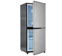 Otufan Frigo congelateur - refrigerateur congelateur - 102 x 44.5 x 42.5 CM 106 L/60L réfrigéré + 46L surgelé, prend en charge 7 niveaux de réglage de la température, 45 décibels de basses