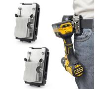 otuiaim [2 × ] Porte Outils Ceinture - Support Clip-on pour Ceinture à Outils, Clips en Acier Inoxydable 304 pour Crochets et Outils, pour Perceuse sans Fil, Visseuse à Chocs, Cloueur, Mètre Ruban