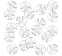 Otuuz 20 Jetons de Panier d'Achat en Acier Inoxydable Solutionneur de Panier d'Achat Ange Gardien Jetons de Magasinage Portables pour Homme Femme Chariots de Supermarché Achats Centre Commercial