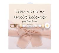 Otuuz Cadeau Marraine Demande Porte-Clés Veux Tu Être Ma Marraine Annonce Grossesse Marraine Cart Idée Cadeau Originale pour Baptême Communion Anniversaire Noël (Marraine pour Toute la Vie)
